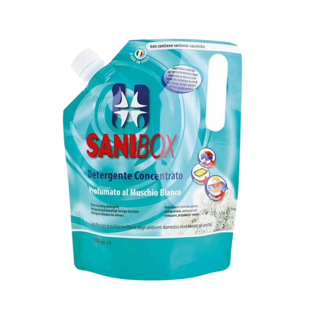 SANIBOX – Detergente igienizzante – Muschio bianco 1000ml