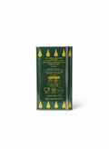 Latta per Olio 3 Litri - Verde con Decorazioni Dorate