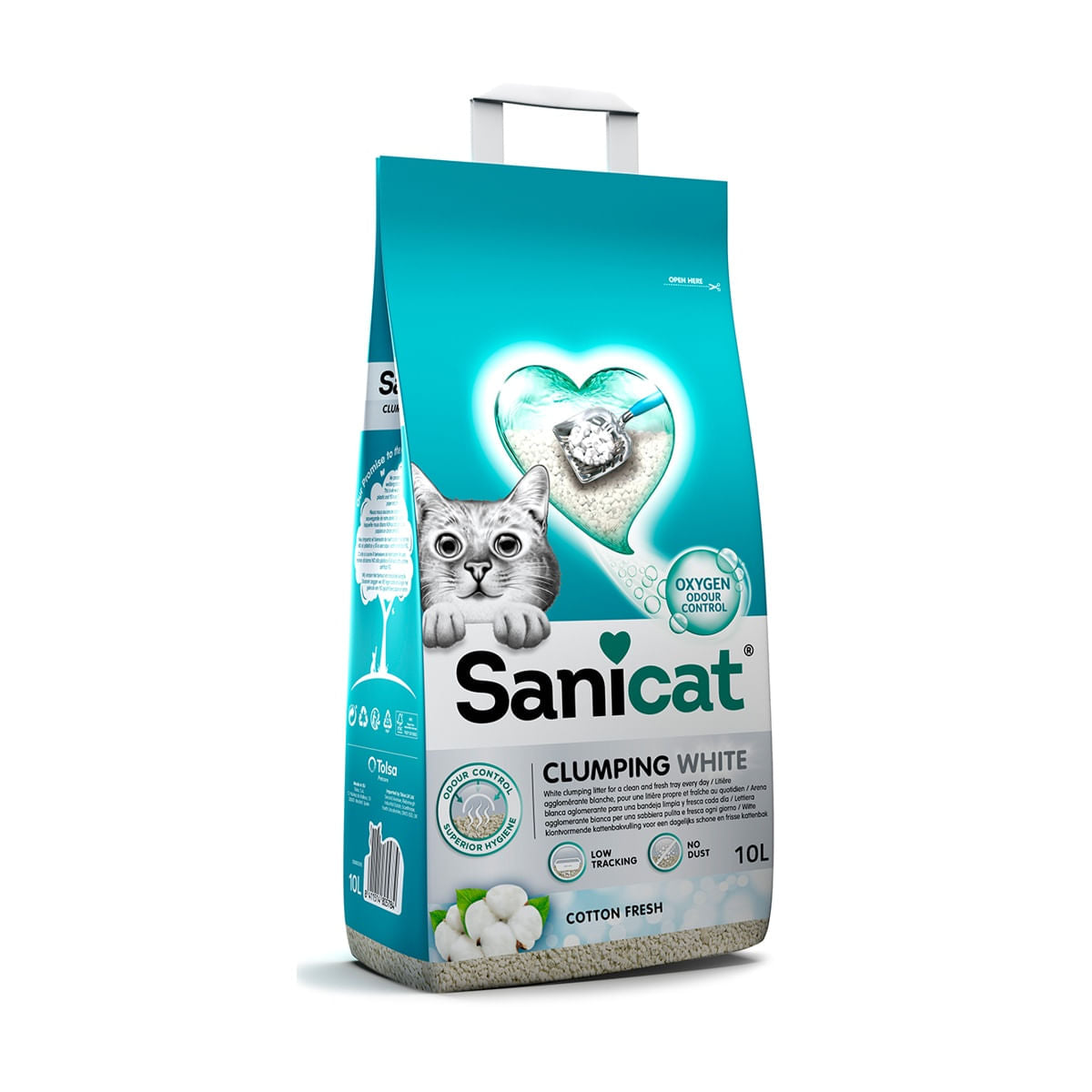 Sanicat Lettiera Clumping White 10lt