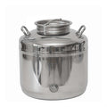 Fusto 15 litri per olio Europa Sansone in acciaio inox