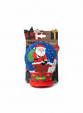 Giocattolo Natalizio per Cani - Babbo Natale nel Camino-squeak