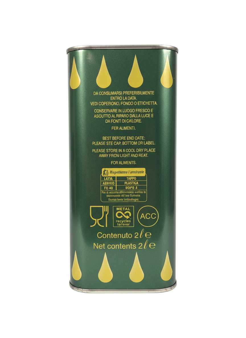 Latta Olio 2 Litri - Foto E-commerce